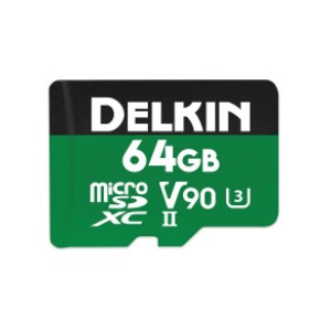 DELKIN MicroSD POWER UHS-II (V90) 64GB