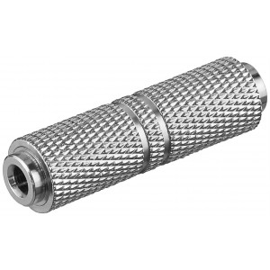 Adaptateur de casque&nbsp;, prise Jack AUX 3,5&nbsp;mm femelle-femelle&nbsp;, version en m&eacute;tal