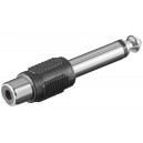 Adaptateur Cinch vers prise Jack AUX mono, prise m&acirc;le 6,35&nbsp;mm