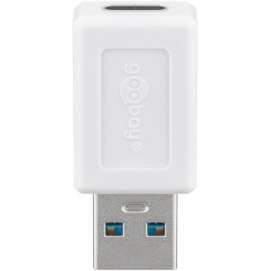 USB 3.0 SuperSpeed ​​Adaptateur USB-A &agrave; USB-C&trade;, blanc