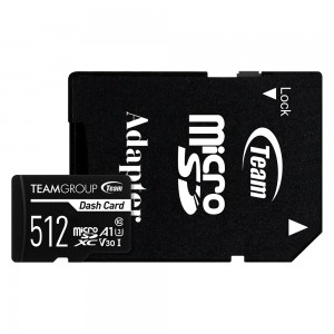 Dash Micro SDHC UHS-I U1 C10 Memory Card 512GB (U3 V30 A1)